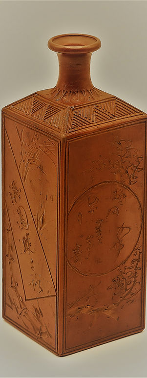 「江戸時代」の備前焼『傘徳利』美品 アンティーク・骨董品 備前角徳利ギャラリー1 | 古陶磁鑑定美術館